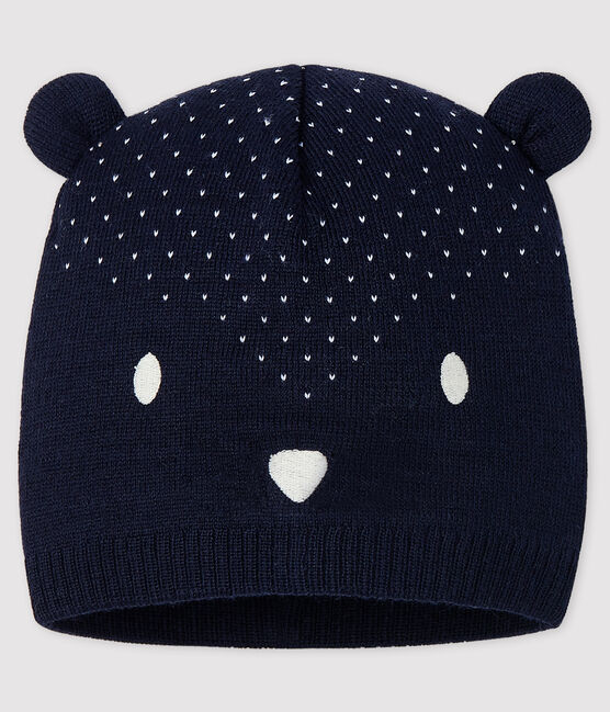 Baby-Mütze für Mädchen/Jungen blau SMOKING