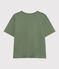 Damen-T-Shirt Le Boxy aus Baumwolle grün CROCO