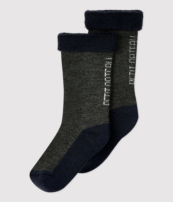 Warme Kindersocken grau CITY CHINE