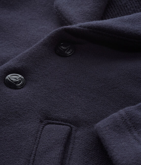 Baby-Jacke aus Molton für Jungen blau SMOKING