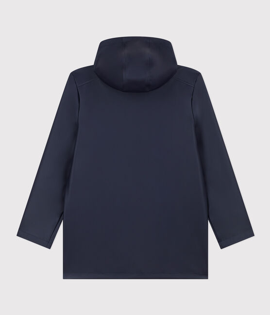 Regenjacke aus recyceltem Material und Bio-Baumwolle blau SMOKING