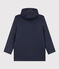 Regenjacke aus recyceltem Material und Bio-Baumwolle blau SMOKING