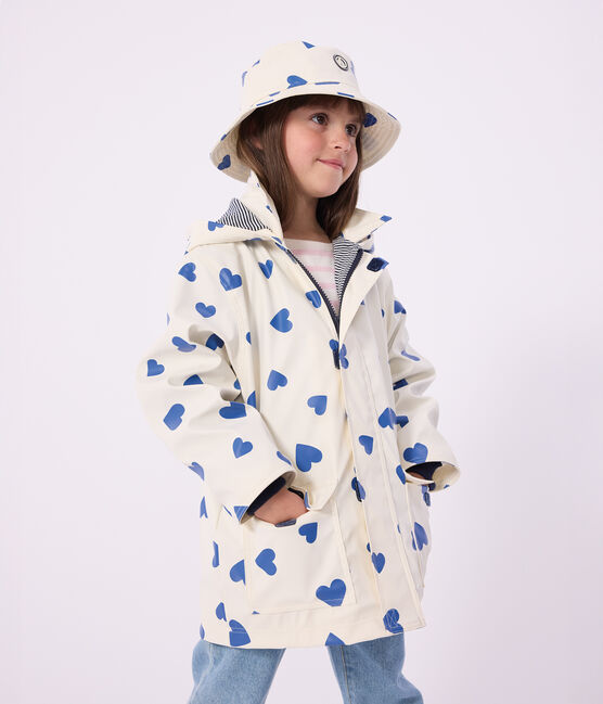 Ikonische Kinder-Regenjacke blau MILK/ CREPUSCULE