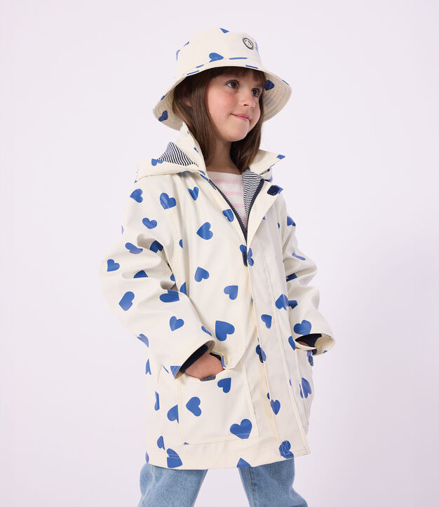 Ikonische Kinder-Regenjacke blau/blau