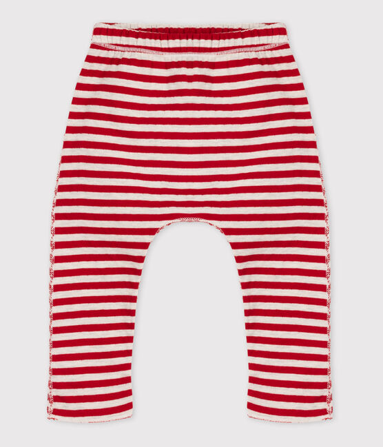 Gestreifte Baby-Hose aus Doppeljersey STOP/ MONTELIMAR