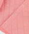 Baby-Cardigan aus gestepptem Doppeljersey rosa PAPAYE