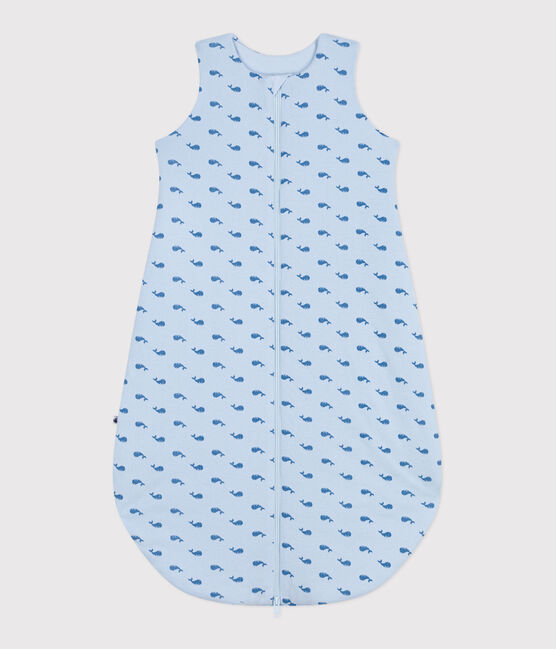 Babyschlafsack aus Baumwolle mit Walmotiv TOG-Wert 2 blau TOUDOU/ ALASKA