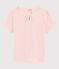 Kurzärmliges Kinder-T-Shirt aus Baumwolle für Mädchen rosa MINOIS