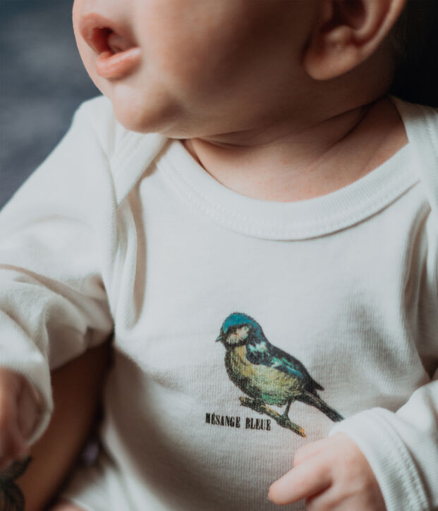 3er-Set lang&auml;rmelige Baby-Bodys f&uuml;r Jungen Petit Bateau x Deyrolle vielfarbig