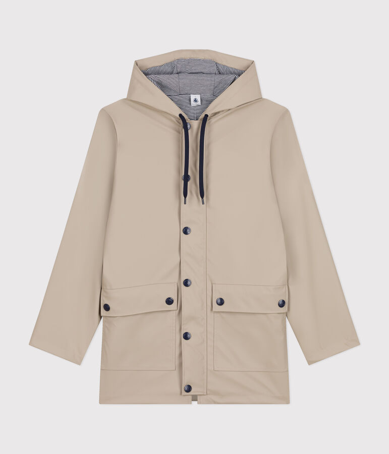 Ikonische Regenjacke f&uuml;r Damen und Herren beige