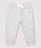 Baby-Hose aus Molton, Mädchen/Jungen grau POUSSIERE CHINE