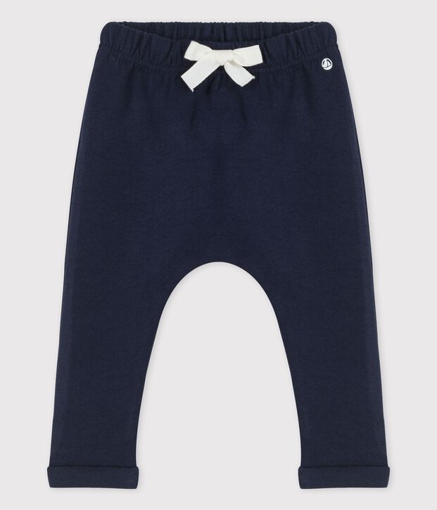 Babyhose aus dichtem Jersey blau