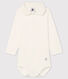 Langärmeliger Baby-Body aus Baumwolle mit Polokragen