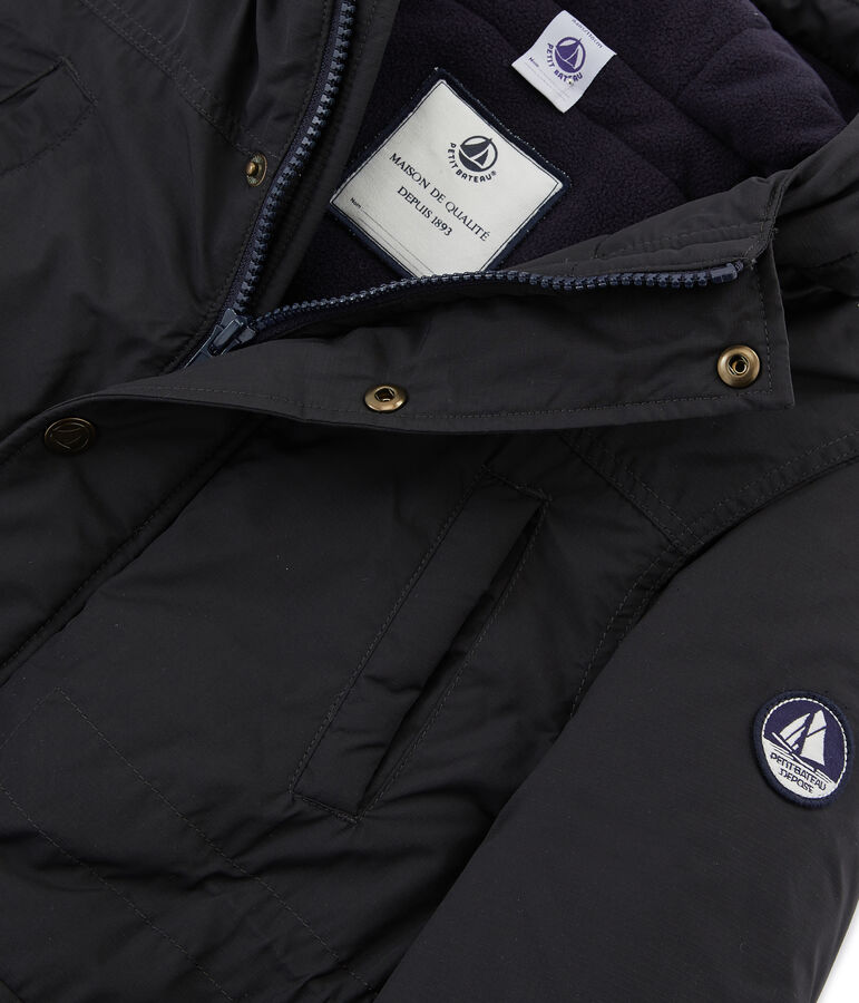 Daunenjacke mit Daunen- und Federf&uuml;llung f&uuml;r Jungen grau