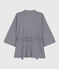 Gestreifter Kimono f&uuml;r Damen blau/weiss