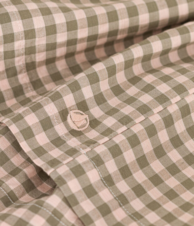 Rock aus Baumwolle mit Printmotiv Kinder/M&auml;dchen gr&uuml;n/rosa