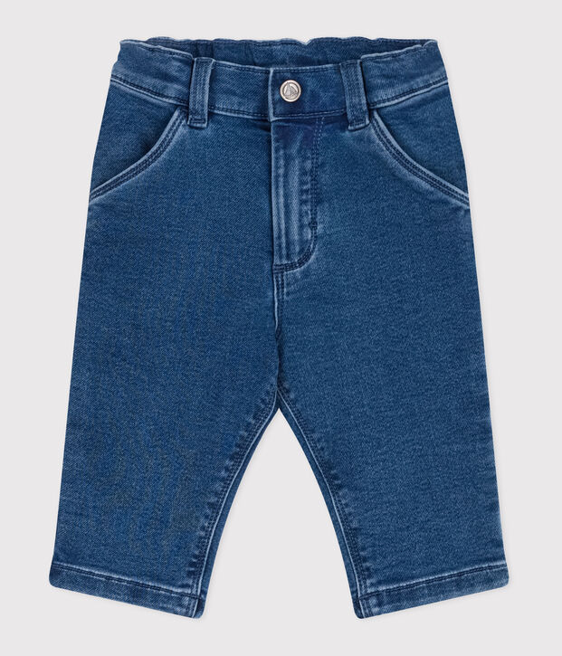 Baby-Hose aus Jeansstoff mit Elastan-Anteil blau