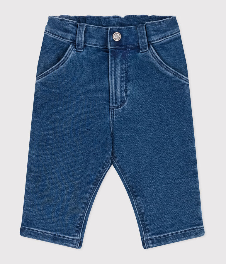 Baby-Hose aus Jeansstoff mit Elastan-Anteil blau
