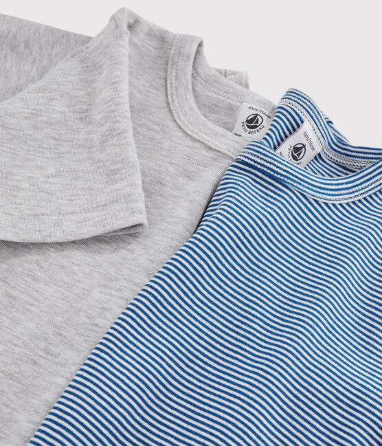 2er-Set kurzärmelige T-Shirts mit Ringelmuster für Jungen variante 1