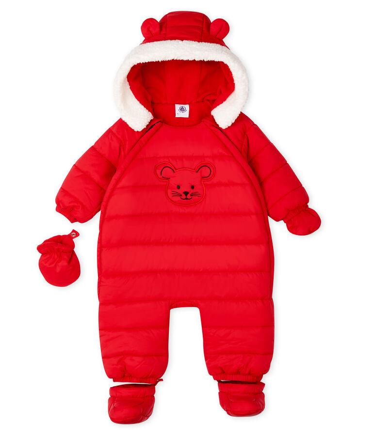 Baby-Schneeanzug Unisex rot