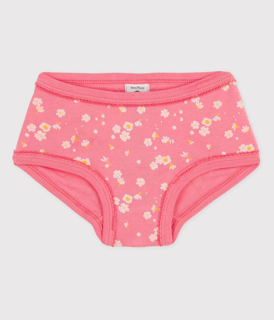 3er-Set Slips aus Bio-Baumwolle mit Blumenmuster für Mädchen rosa GRETEL/naturfarben MULTICO CN