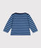 Baby-Streifenshirt "Marinière" aus festem Baumwollstoff blau BEACH/ MEDIEVAL
