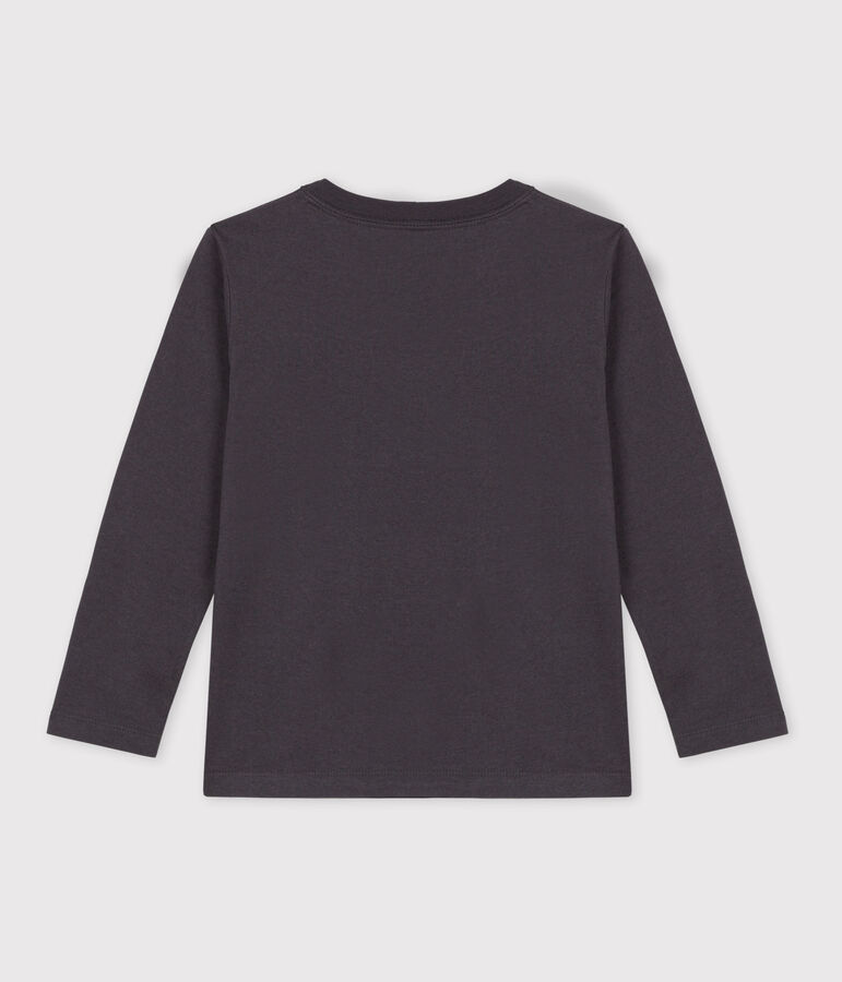 Lang&auml;rmeliges Kinder-T-Shirt aus Baumwolle f&uuml;r Jungen grau