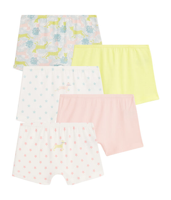 5er-Set Shortys für kleine Mädchen variante 1