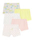 5er-Set Shortys für kleine Mädchen