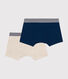 2er-Set Boxershorts aus Baumwolle und Elasthan 