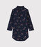 Langärmliger Baby-Body aus Baby-Baumwolle. blau SMOKING/weiss MULTICO