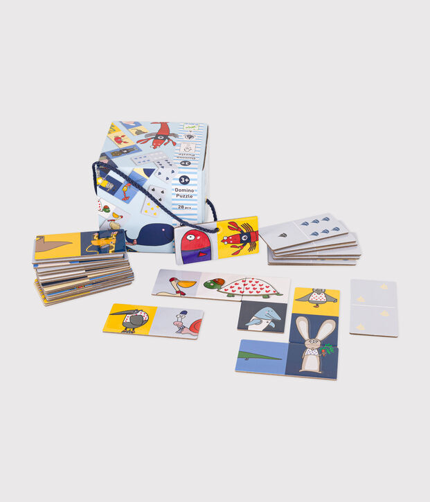 Domino-Spiel &ndash; Djeco x Petit Bateau vielfarbig