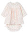 2-Teiliges baby-ensemble mädchen weiss MARSHMALLOW/rosa GRETEL