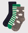 3er-Set Kindersocken für Jungen variante 1