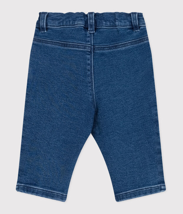 Baby-Hose aus Jeansstoff mit Elastan-Anteil blau