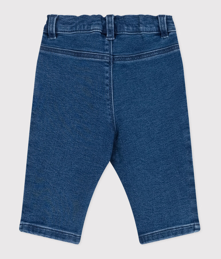 Baby-Hose aus Jeansstoff mit Elastan-Anteil blau