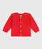 Baby-Cardigan aus Baumwolle mit Zierstrick SPICY