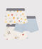 3er-Set Kinder-Boxershorts aus Baumwolle mit Sternenmotiven variante 1