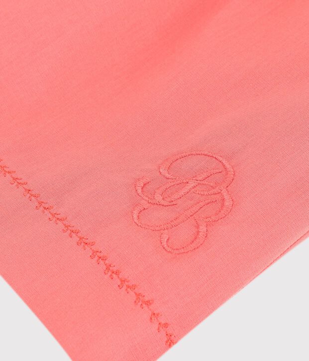 &Auml;rmelloses Kinder-Kleid aus einfarbiger Baumwolle FLAMAND