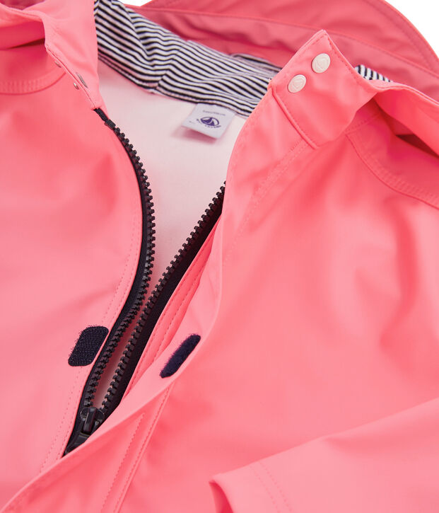 Kinder-Regenjacke f&uuml;r Jungen und M&auml;dchen rosa