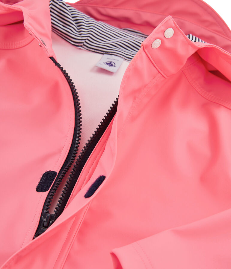 Kinder-Regenjacke f&uuml;r Jungen und M&auml;dchen rosa