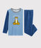 Kinderpyjama aus Nicki für Jungen blau ALASKA/blau MAJOR