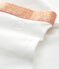 Kurze Kinder-Leggings aus Jersey mit Lycra für Mädchen weiss MARSHMALLOW