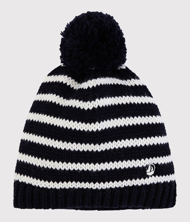 KInderm&uuml;tze M&auml;dchen/Jungen blau/weiss