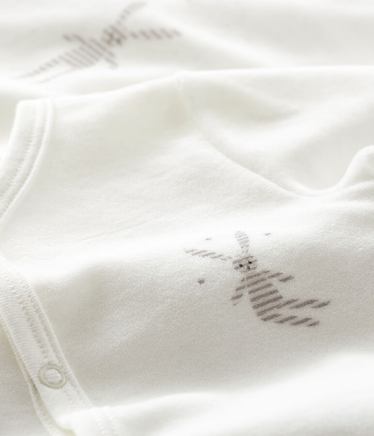 Zweier-Set Baby-Strampler aus Nicki f&uuml;r M&auml;dchen vielfarbig