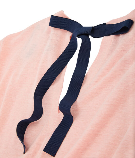 T-Shirt aus Leinen, Damen rosa PATIENCE