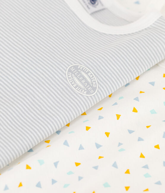 2er-Set Kinderpyjamas aus Baumwolle mit Ringelstreifen für Jungen variante 1