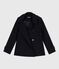 Damen-Cabanjacke aus Schurwolle blau SMOKING