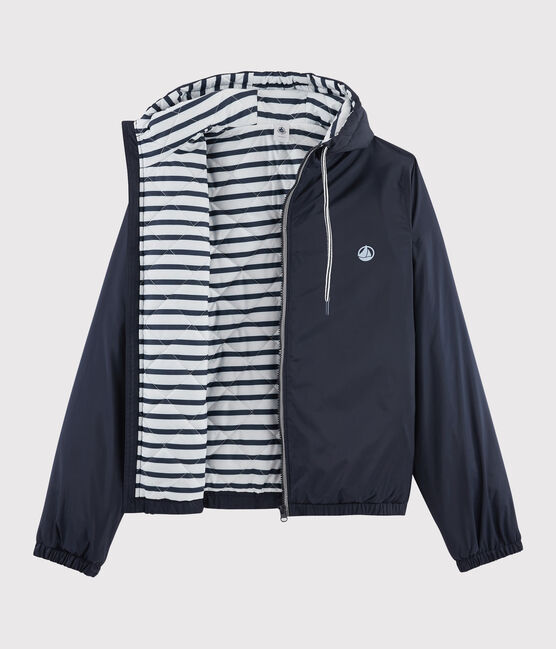 Warme Windjacke blau SMOKING
