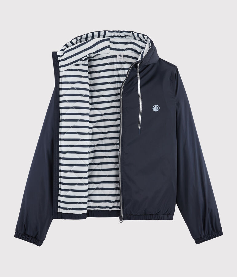 Warme Windjacke blau